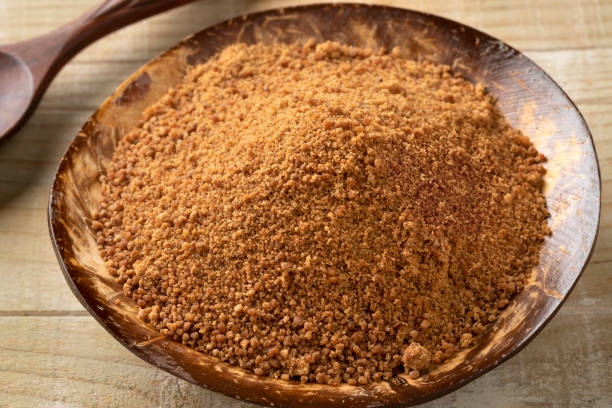 istock Coconut bowl with golden palm sugar 1463792328