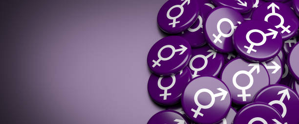 istock The gender symbol for bisexual on a heap. 1463796578