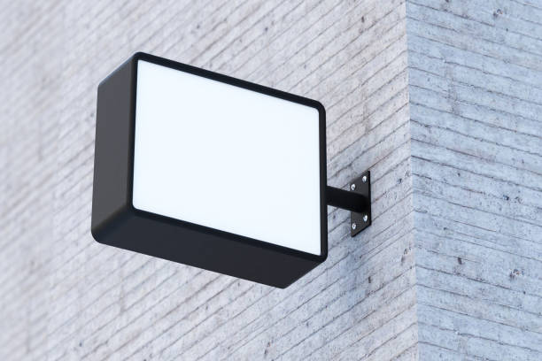 istock Minimal Black Light box in horizontal for Sign and promotion Design,Free Clipping path 1463804950