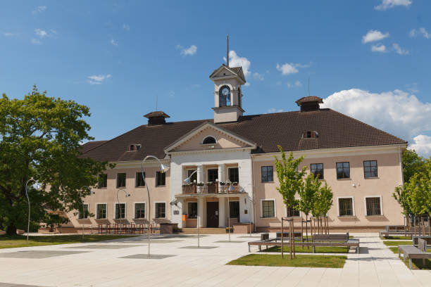 istock Elva, Estonia, town hall bulding 1463809332