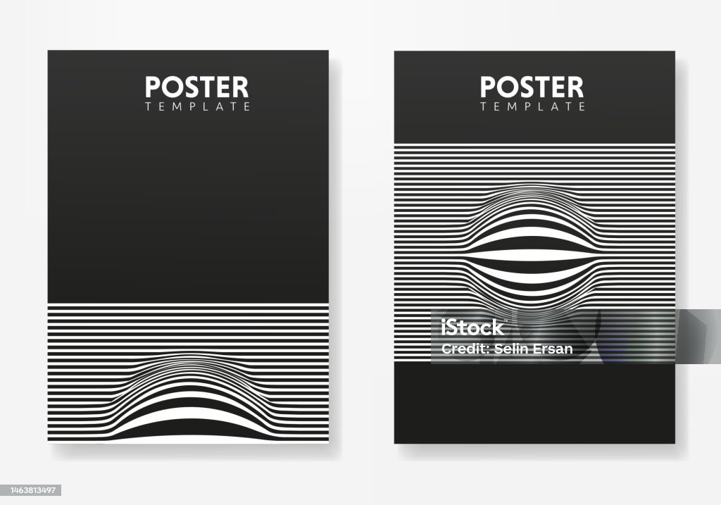 Sample Line For Poster Set Of Minimal Geometric Design Posters Vector Template With Lines ...