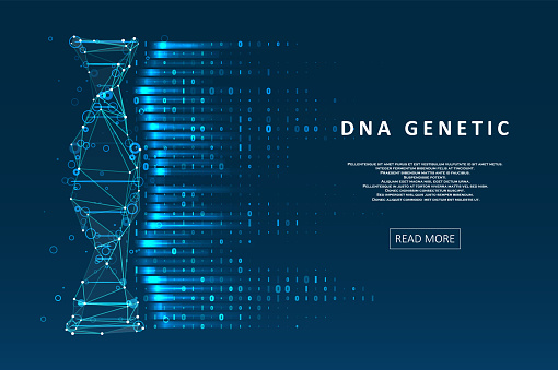 Big Genomic Data Visualization Stock Illustration - Download Image Now ...