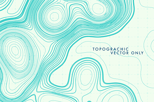 Abstract topographic contour in lines and contours. Curve modern lines. Graphic concept for your design.