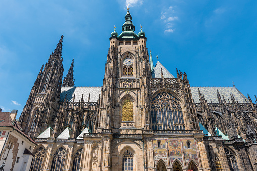 Saint Vitus Cathedral in Hradcany, Prague, Czech Republic.
