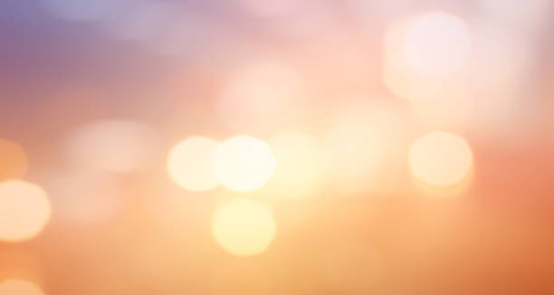 istock Blur red leaves with bokeh abstract background 1463817370