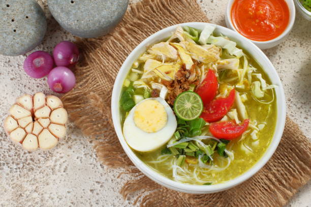 istock soto ayam,indonesian food. 1463818097