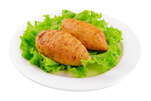 istock freshly baked chicken cutlets on plate 1463819958