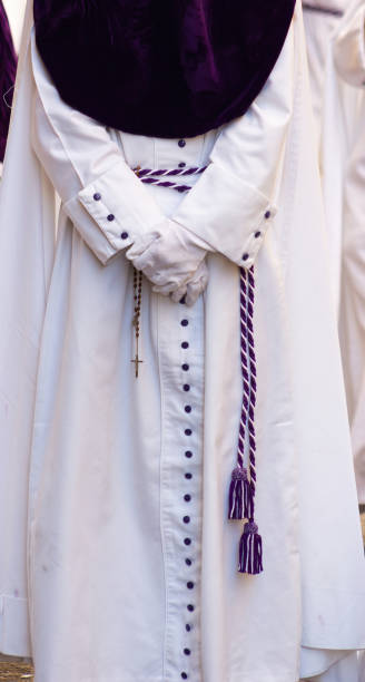 istock Nazarene carrying a rosary in the Holy Week procession. 1463821876