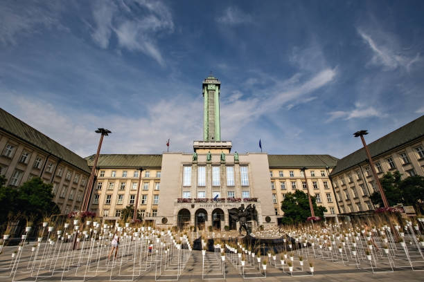 Ostrava town hall in Czech Republic