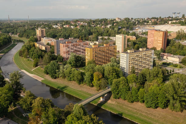 istock Aerial view from Ostrava Town Hall in Czechia 1463826568