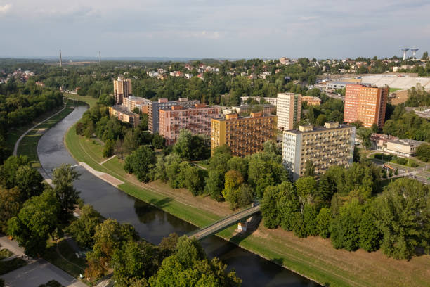 istock Aerial view from Ostrava Town Hall in Czechia 1463826649
