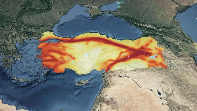 Turkiye (Turkey) Earthquake Hazard Map