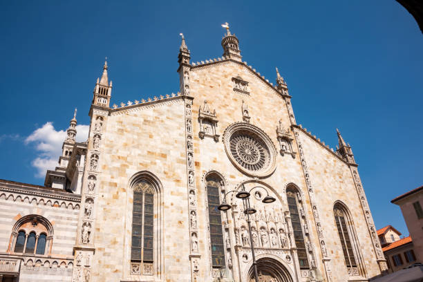 istock Beautiful catholic cathedral in Como town, Italy 1463831628