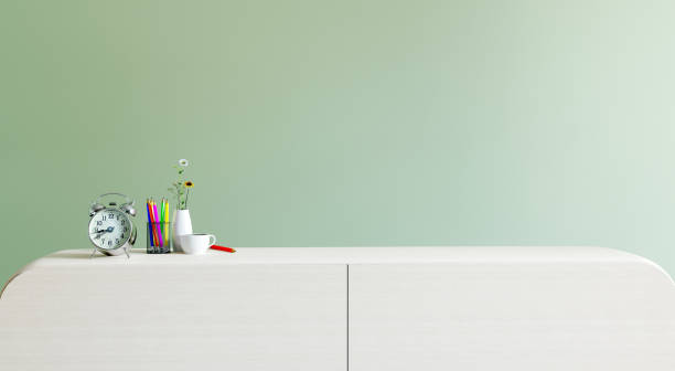 istock working clean room with copy space mock up for text and your element, 3d illustration rendering 1463833158