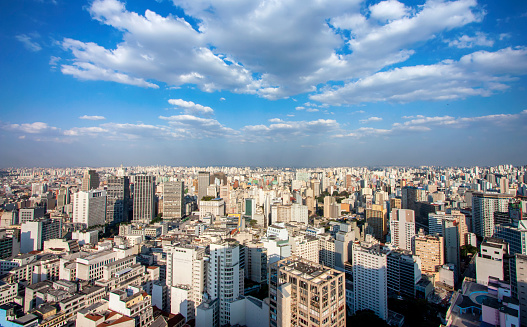 Landmark buildings from Sao Paulo's downtown.