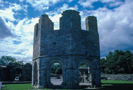 1980s old Positive Film scanned, Mellifont Abbey, County Louth, Ireland.