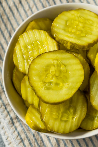 istock Homemade Preserved Dill PIckle Slices 1463859506