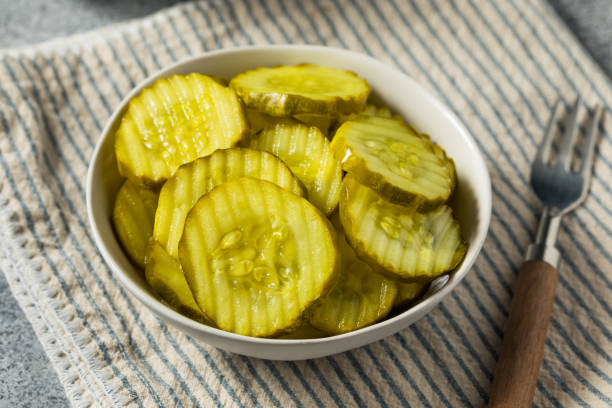 istock Homemade Preserved Dill PIckle Slices 1463859512