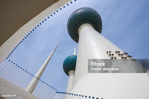 Kuwait Towers Stock Photo - Download Image Now - Kuwait Towers, Arabic Style, Architecture