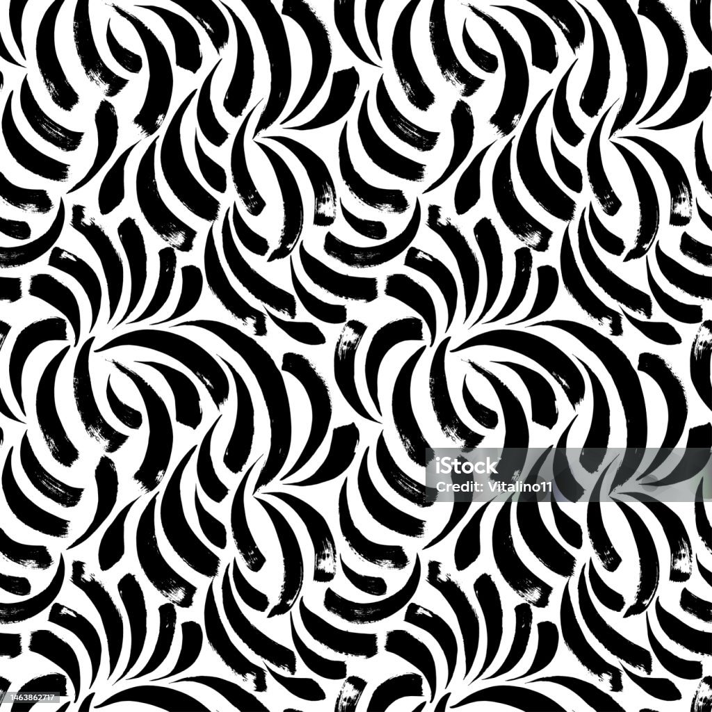 Seamless Pattern With Arched Lines Stock Illustration - Download Image ...