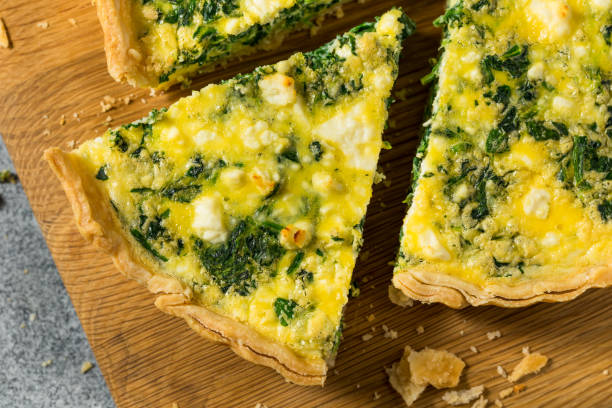 istock Homemade Feta Spinach Quiche Tart 1463863033