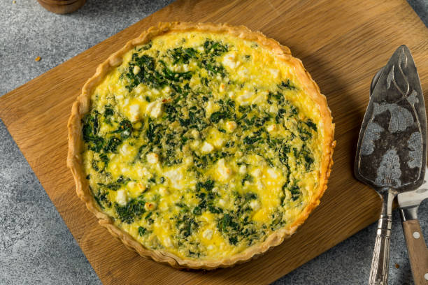 istock Homemade Feta Spinach Quiche Tart 1463863157