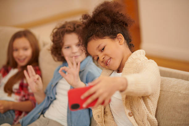 istock Kids spending time at home and playing with their gadgets 1463863752