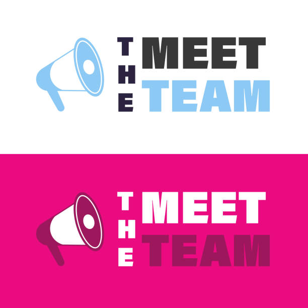 Meet the team concept diverse business Meet the team concept diverse business. meet the team stock illustrations