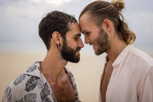 istock Gay couple in love 1463869912