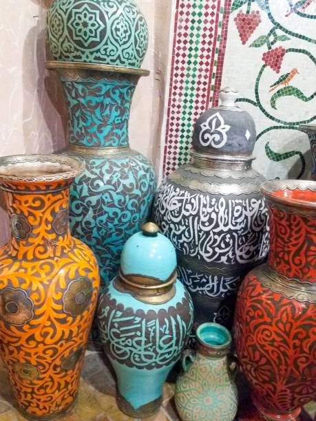 istock Colorful pottery of Morocco 1463871898