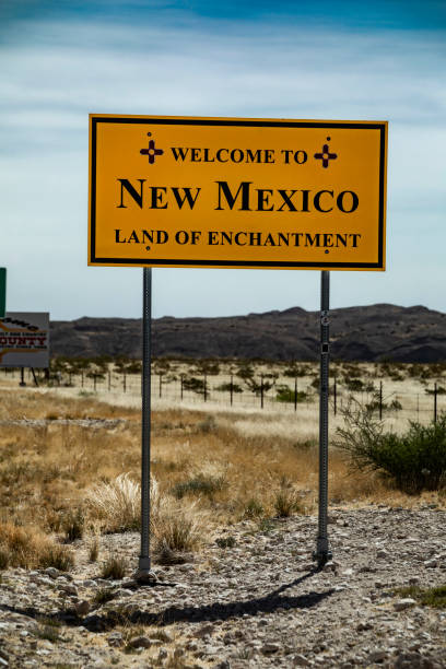 istock Welcome to New Mexico sign 1 1463876797