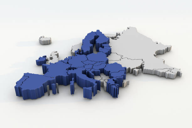 istock Countries of the European Union 3D render 1463884158