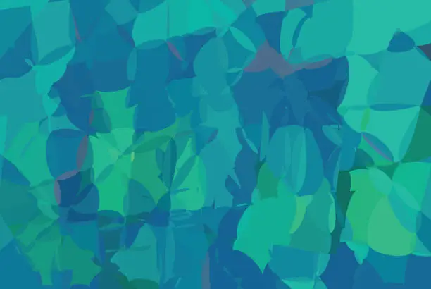 Vector illustration of Abstract background. Blue. Green.