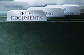 File Folder Containing Trust Documents