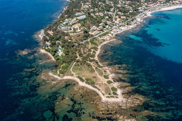 istock French Riviera Coast; Cote d`Azur, Aerial View 1463894090