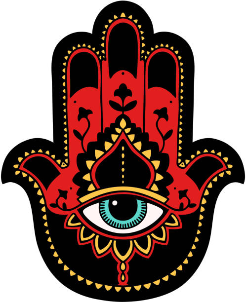 istock tattoo in traditional style of a hamza 1463894127