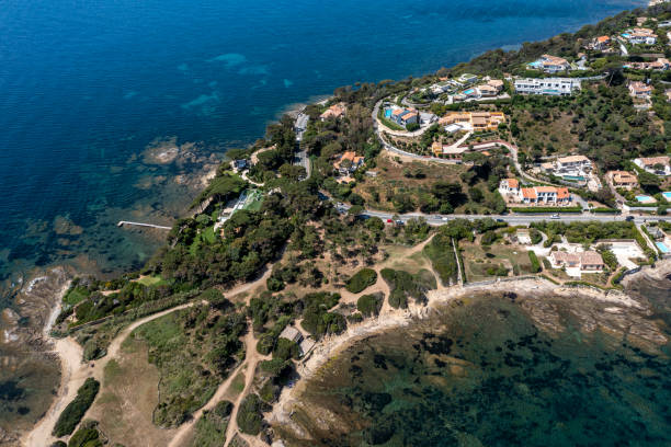 istock French Riviera Coast; Cote d`Azur, Aerial View 1463895535