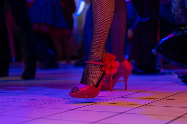 istock dancer's leg in a nightclub 1463897131