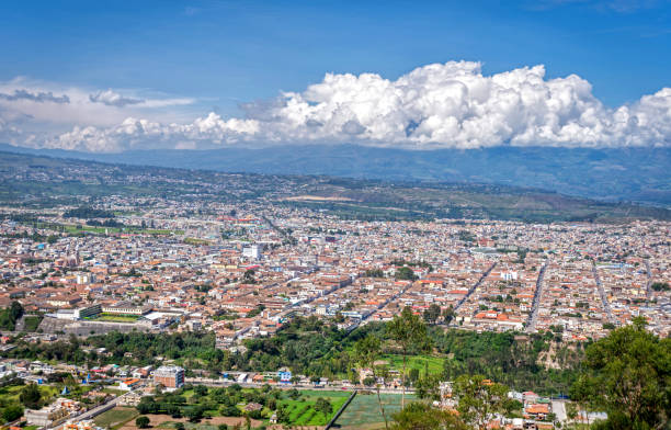 istock High view of Ibarra, Ecuador 1463902583
