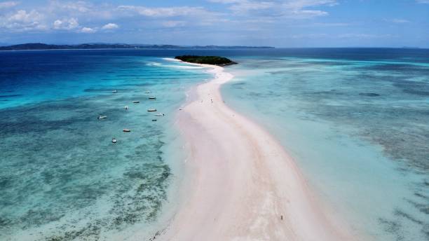 istock Tropical island from the air 1463903817