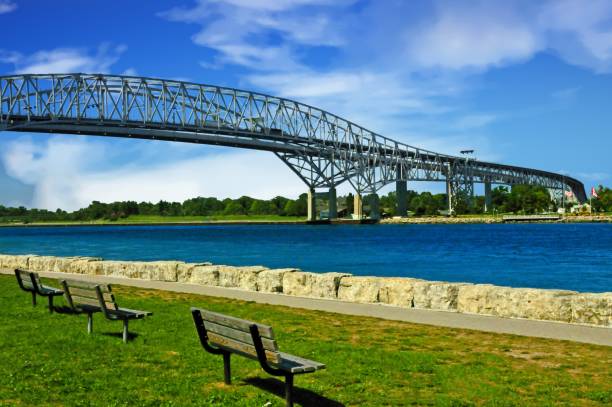 istock International Bridge taken  from the Canada 1463904717