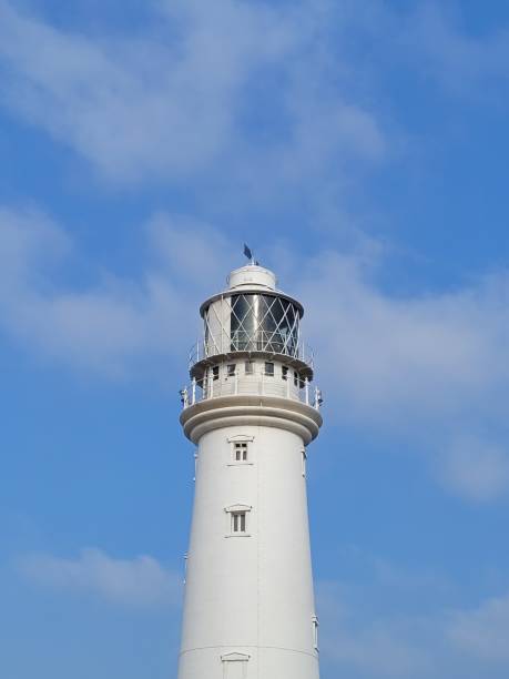 istock White Lighthouse Against Blue Sky on cliff top at Flamborough Head, Yorkshire 1463924770
