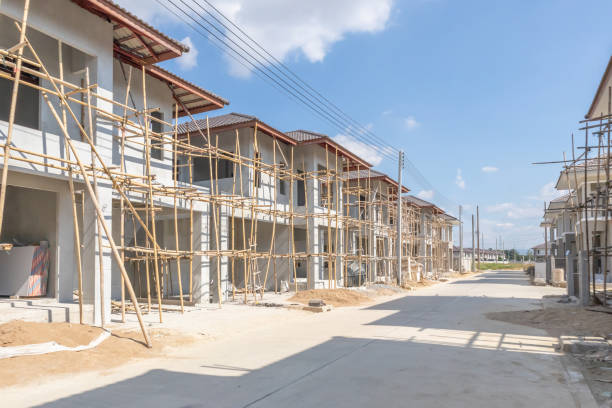 istock construction residential new house in progress at building site housing estate development 1463936911