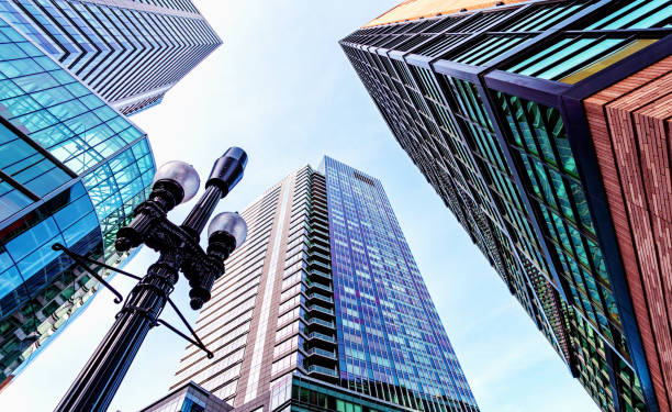 istock Boston Downtown Skyscraper Buildings  - Boston Massachusetts 1463945444