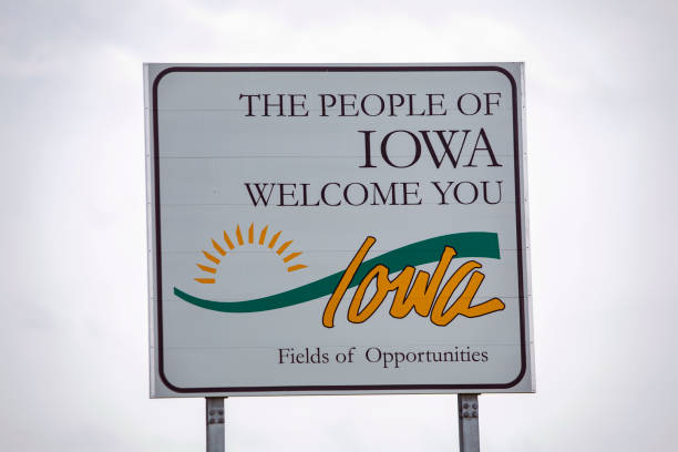 Welcome to Iowa sign