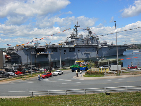 Port region of Halifax in Canada, where was celebrated the centenary ( 1910-2010 ) of the Canadian Navy.