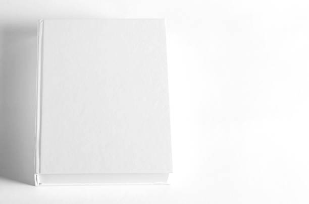 istock Mockup of closed blank square book at white textured paper background 1463969081