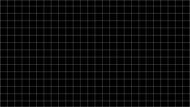 современный абстрактный шаблон фона сетки. черно-белая квадратная сетка векторного дизайна. - blueprint graph paper paper backgrounds stock illustrations