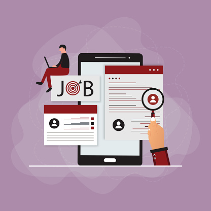 Job Search, Human Resources, Job Listing, Icon, Recruitment