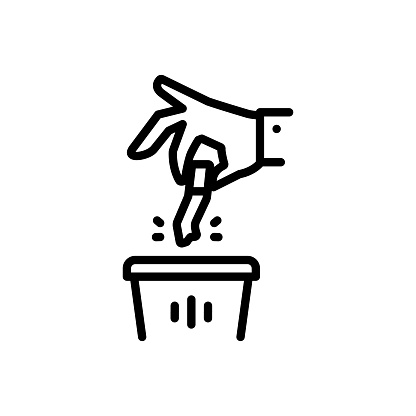 Icon for quit, leave, discard, give up, renounce, reject, fingure, dust bin, trash, dispose